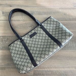 GUCCI AUTHENTIC GG PLUS MONOGRAM MEDIUM JOY TOTE